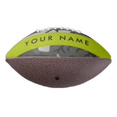 Gray Camouflage Pattern, Your name, Personalize Football (Gedreht 270)