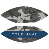 Gray Camouflage Pattern, Your name, Personalize Football (Paneele)