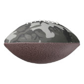Gray Camouflage Pattern, Your name, Personalize Football (Gedreht 90)