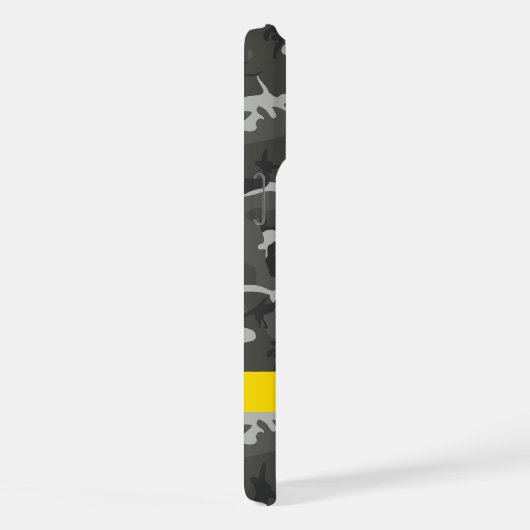 Gray Camouflage Pattern, Your name, Personalize iPhone Hülle (Rechte Seite)