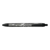 Gray Camouflage Pattern, Your name, Personalize Kugelschreiber (Rückseite)