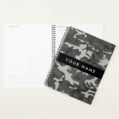 Gray Camouflage Pattern, Your name, Personalize Planer (Anzeige)