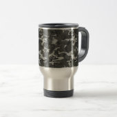 Gray Camouflage Pattern, Your name, Personalize Reisebecher (VorderseiteRechts)