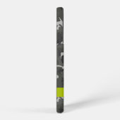 Gray Camouflage Pattern, Your name, Personalize Samsung Galaxy Hülle (Rechte Seite)