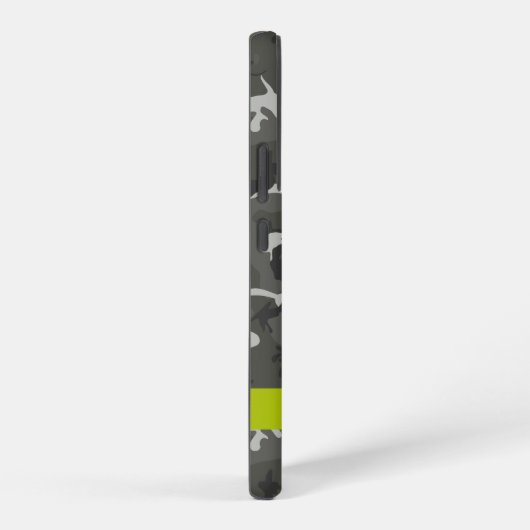 Gray Camouflage Pattern, Your name, Personalize Samsung Galaxy Hülle (Rechte Seite)