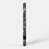 Gray Camouflage Pattern, Your name, Personalize Samsung Galaxy Hülle (Rechte Seite)