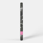 Gray Camouflage Pattern, Your name, Personalize Samsung Galaxy Hülle (Rechte Seite)