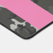 Gray Camouflage Pattern, Your name, Personalize Schreibtischunterlage (Ecke)