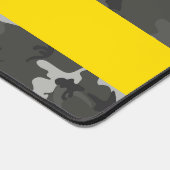 Gray Camouflage Pattern, Your name, Personalize Schreibtischunterlage (Ecke)