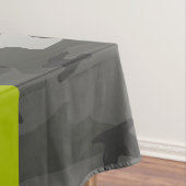 Gray Camouflage Pattern, Your name, Personalize Tischdecke (Beispiel)