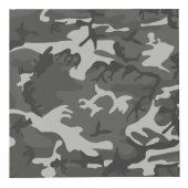 Gray Camouflage Pattern, Your name, Personalize Würfel (Rechts)