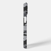 Gray Camouflage Personalized Case-Mate iPhone Hülle (Rückseite / Rechts)