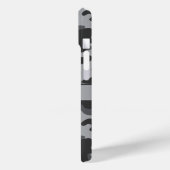 Gray Camouflage Personalized Case-Mate iPhone Hülle (Rückseite / Links)