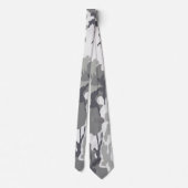 Gray Camouflaged Pattern Krawatte (Rückseite)