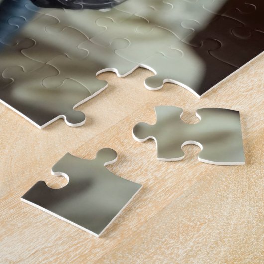 Gray Cat Astronaut im Weltraum Puzzle (Seite)