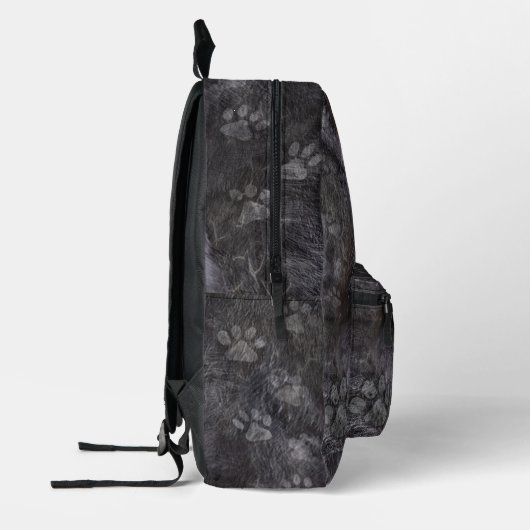Gray Cat Bedruckter Rucksack (Links)