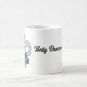Gray Cat Belly Dancer Kaffeetasse (Mittel)