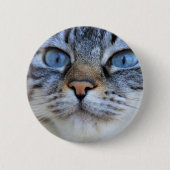 Gray Cat Button (Vorderseite)