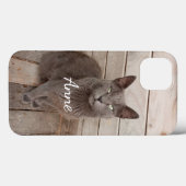 Gray Cat Case-Mate iPhone Hülle (Rückseite (Horizontal))