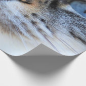 Gray Cat Geschenkpapier (Ecke)