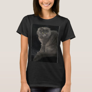 Gray Cat Gray Ragdoll Cat Kitten Niedlich Graphic T-Shirt
