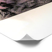 Gray Cat in Sink Poster (Ecke)