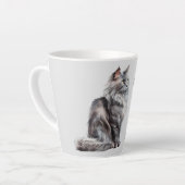 Gray Cat Milchtasse (Linke Ecke)