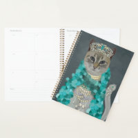 Gray Cat | Mit Glockenportrait verziert
