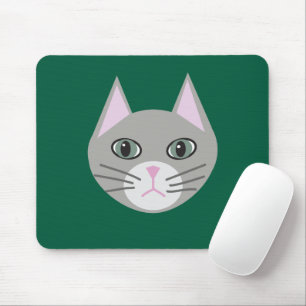 Gray Cat Mousepad