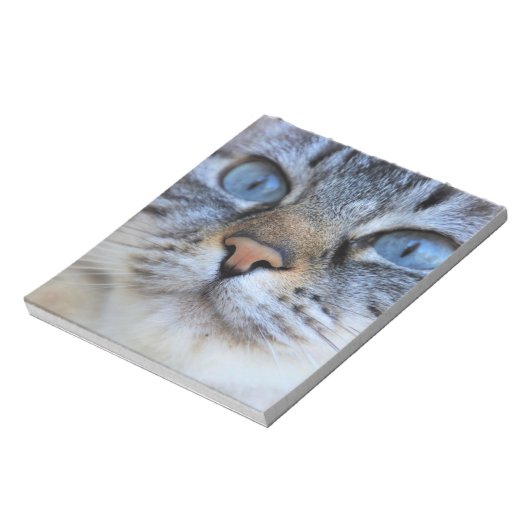 Gray Cat Notizblock (Rotiert)