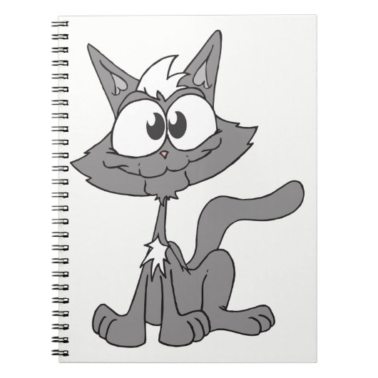 Gray Cat Notizblock (Vorderseite)