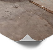 Gray Cat Poster (Ecke)