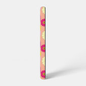 Gray Cat Reaching for Flowers Samsung Galaxy Case Hülle (Linke Seite)