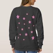 Gray Cat Stars Sweatshirt (Rückseite)