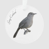 Gray Catbird Ornament (Vorderseite)