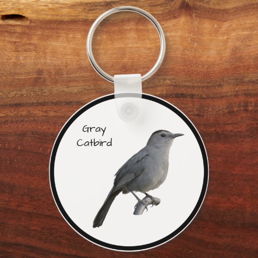 Gray Catbird Schlüsselanhänger (Vorderseite)