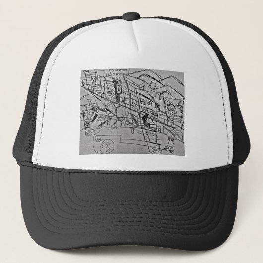 GRAY CDF TRUCKERKAPPE (Vorderseite)