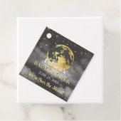 Gray Celestie Over the Moon and Stars Baby Shower Geschenkanhänger (Beispiel)