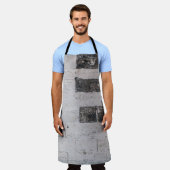Gray cement wall schürze (Getragen)