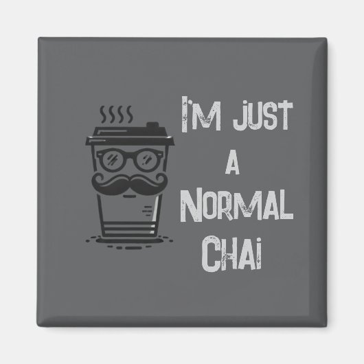 Gray Chai Magnet Hipster Kaffeepulver (Vorne)
