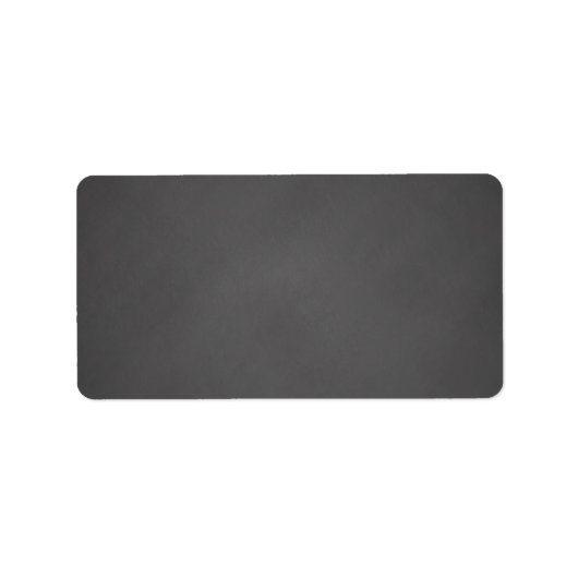 Gray Chalkboard Background Black Chalk Board Adressaufkleber (Vorne)