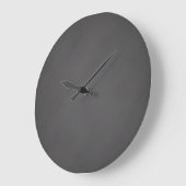Gray Chalkboard Background Black Chalk Board Große Wanduhr (Winkel)