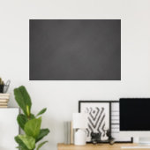Gray Chalkboard Background Black Chalk Board Poster (Heimbüro)