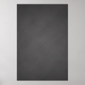 Gray Chalkboard Background Black Chalk Board Poster (Vorne)