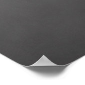 Gray Chalkboard Background Black Chalk Board Poster (Ecke)