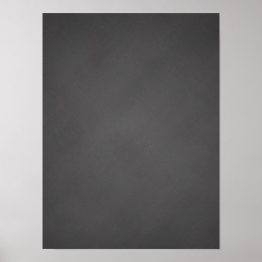 Gray Chalkboard Background Black Chalk Board Poster (Vorne)