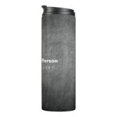 Gray Chalkboard Muster Red Thermosbecher (Nach rechts gedreht)