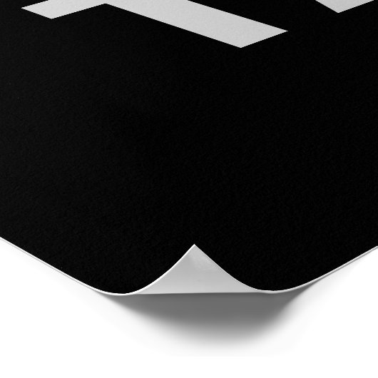 Gray Champagne Party Poster (Ecke)