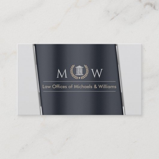 Gray/Charcoal Corporate Visitenkarte (Vorderseite)