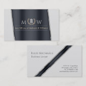 Gray/Charcoal Corporate Visitenkarte (Vorne/Hinten)